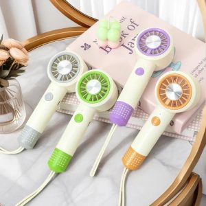 Premium 6-Speed Portable Handheld Cooling Fan with 1800mAh Battery - পোর্টেবল হ্যান্ডহেল্ড ফ্যান