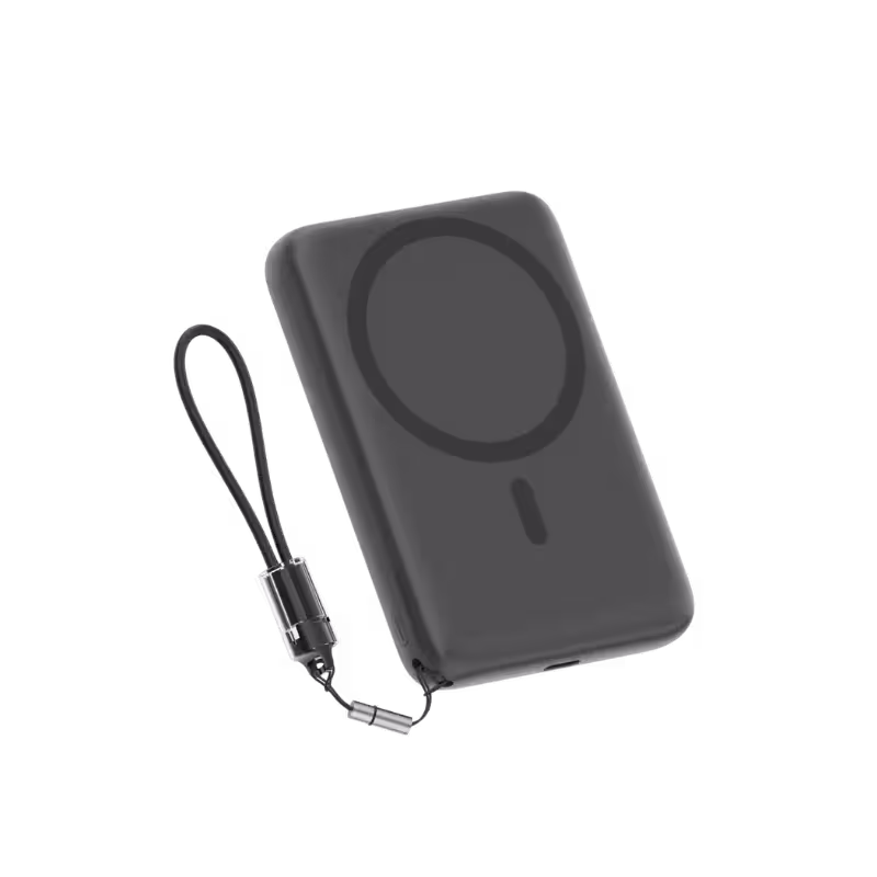 QCY PBW10A Magnetic Wireless Power Bank with 20W PD Fast Charging.