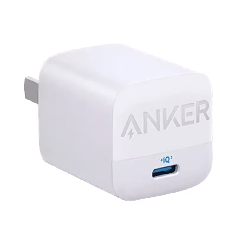 Anker 313 GaN 30W Foldable Fast Charger A2639 for iPhone and Samsung.