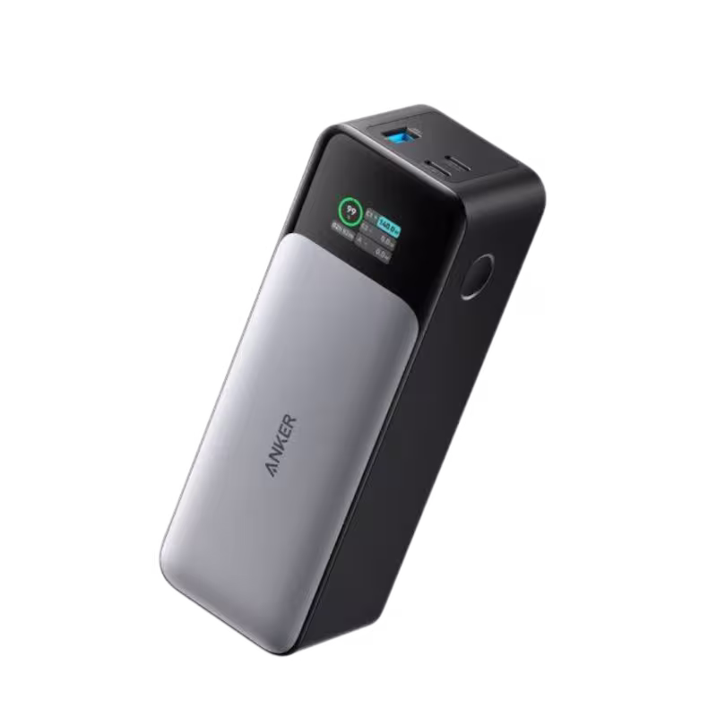 Anker 737 Power Bank with 140W Two-Way Fast Charging and Smart Digital Display.