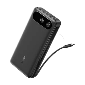 Anker A1383 87W 20000mAh High-Speed Power Bank with Built-in Cable