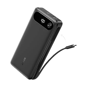 Anker A1383 87W 20000mAh High-Speed Power Bank with Built-in Cable