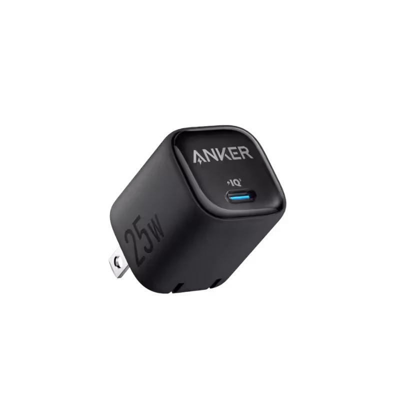 Anker A2656 25W PD Compact Fast Charger with Foldable Plug for Samsung and iPhone.