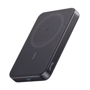 Anker MagGo Ultra Slim 10,000mAh Power Bank with 15W Wireless and 30W Wired Charging.