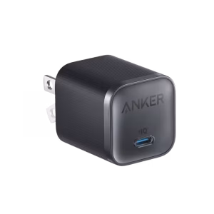 Anker Nano 45W USB-C PD 3.1 Fast Charger for Samsung, iPhone, and MacBook Air.