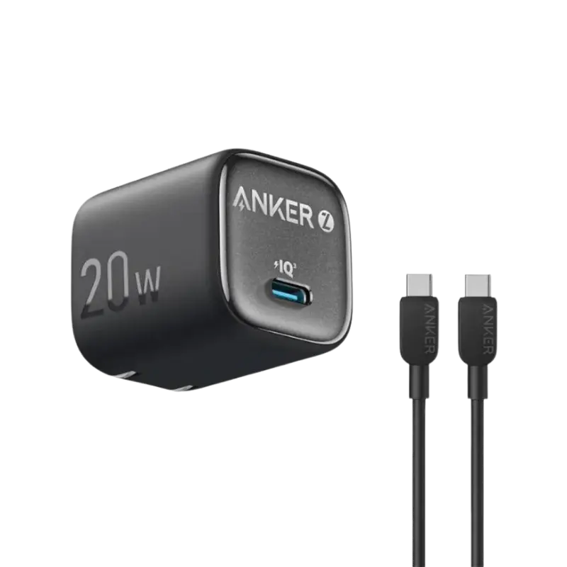 Anker Zolo 20W Compact Fast Charger with ICE COOLED Technology.