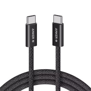 Anker Zolo 240W Braided USB-C Cable for MacBook Pro, iPhone, and Laptops.