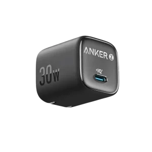 Anker Zolo 30W USB-C PD Fast Charger with Ice Sensor Chip for iPhone and Android.