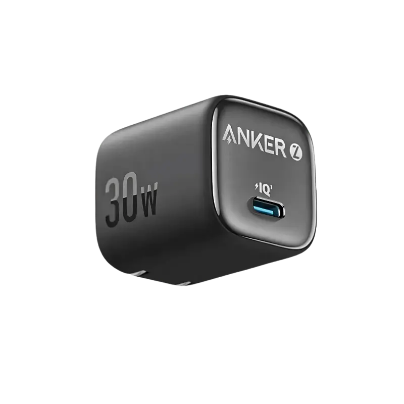 Anker Zolo 30W USB-C PD Fast Charger with Ice Sensor Chip for iPhone and Android.
