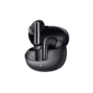 QCY MeloBuds N60 with Adaptive Hybrid ANC and AI Triple Microphones.